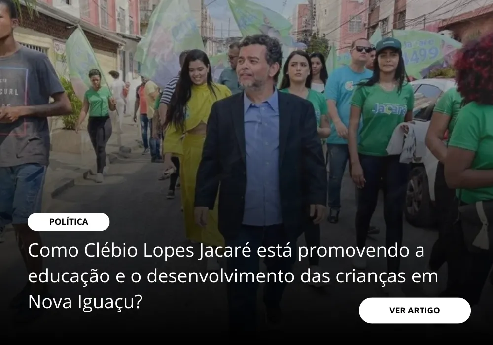 Como Clébio Lopes Jacaré está promovendo a educação e o desenvolvimento das crianças em Nova Iguaçu?