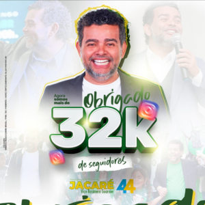 Clébio Lopes Jacaré Celebra 32 Mil Seguidores: Um Marco na Campanha pela Transformação de Nova Iguaçu